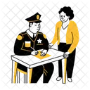 Police Complaint Grievance Allegation Icon