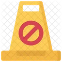 Police Cone Warning Policing Icon