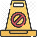 Police Cone Warning Policing Icon