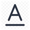 Police Couleur Editeur Contour Icône