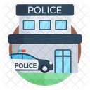 Police Department Police Station Public Department Icon