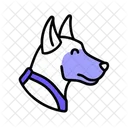 Police Dog Head Security Icon