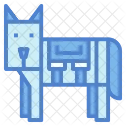 Police Dog  Icon