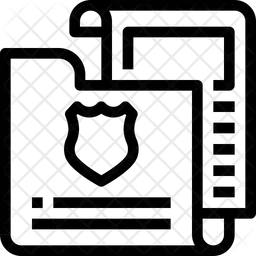 경찰 폴더  아이콘