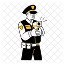 Police Gun Weapon Security Icon