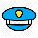 Police Hat Cap Headwear Icon