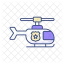 Police Helicopter Chopper Helicopter Icon