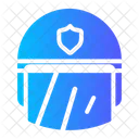Police Helmet Special Forces Riot Police Riot Protection Helmet Security Icon