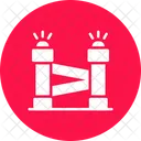 Police Line Cordon Icon