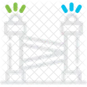 Police Line Cordon Icon