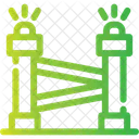 Police Line Cordon Icon