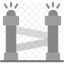 Police Line Cordon Icon