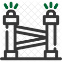 Police Line Cordon Icon