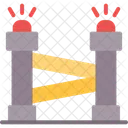 Police Line Cordon Icon