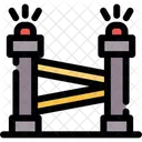 Police Line Cordon Icon