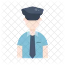 Police Man Cop Icon
