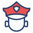 Police Officier Chapeau Icon