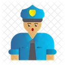 Police Guard Person Icon
