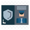 Police Id Card  Icon