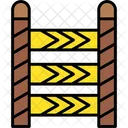 Police Line Barrier Cop Icon