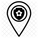Police Location Location Pin Icon