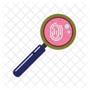 Police Magnifier Glass Glass Drink Icon