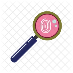 Police Magnifier Glass  Icon