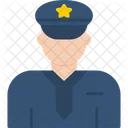 Police Man Avatar Guard Icon