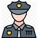 Police Man Cop Man Icon