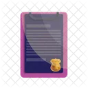Police Note Pad Pad Game Icon