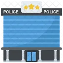 Police Station Government Icon