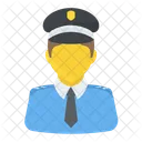 Police Officer Cop Icon