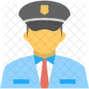 Bodyguard Police Officer Protection Duty Icon