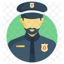 Police Officer Policeman Compliance Officer Icon