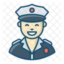 Police Officer Cop Policeman Icon