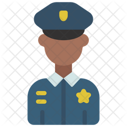 Police Officer Icon - Download in Flat Style