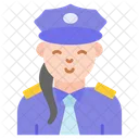 Police Avatar Officer Icon