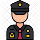 Police Officer Authority Enforcement Icon