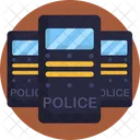 Protest Police Shield Protective Gear Icon
