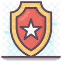 Police Star Badge Achievement Badge Quality Badge Icon