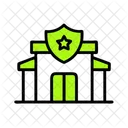 Police Station Law Security Icon