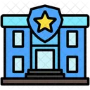 Building Police Station Icon