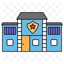 Police Station Building Police Icon