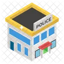 Building Police Station Jail Icon