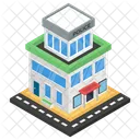 Police Station Architecture City Building Icon