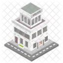 Building Architecture Police Station Icon