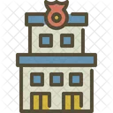 Police Station Architecture Building Icon