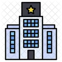 Police Station Police Department Building Icon