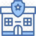 Police Station Building Sheriff Icon