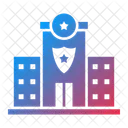 Building Police Station Icon
